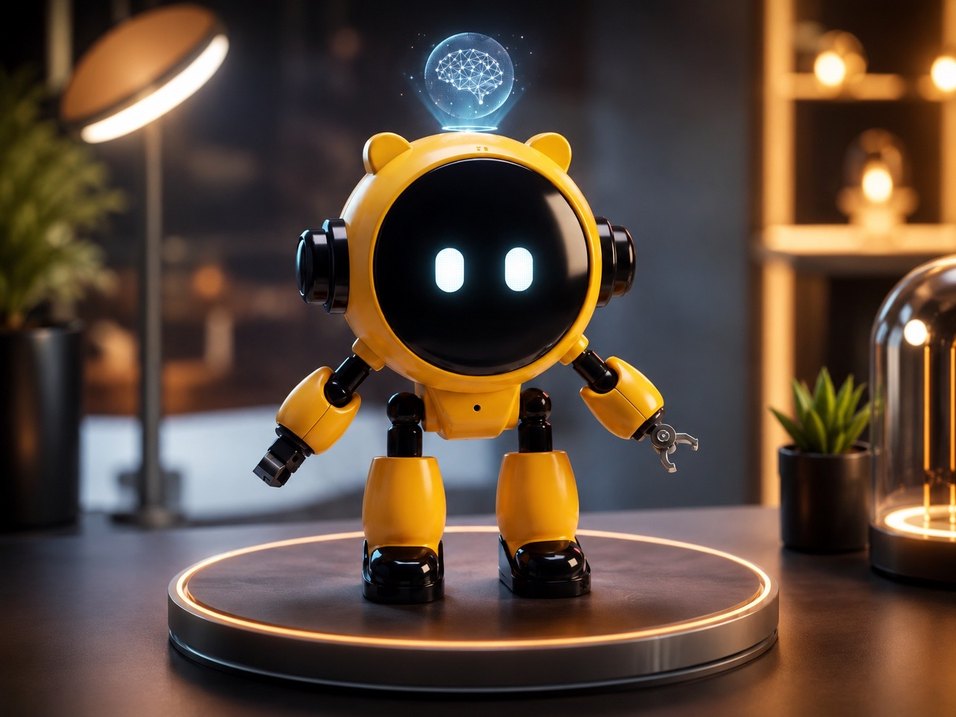 Renkli ve Eğlenceli Yapay Zeka Robotu — görsel 2/5