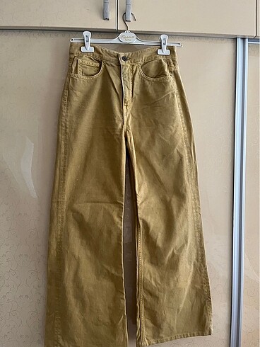 Hardal rengi pant