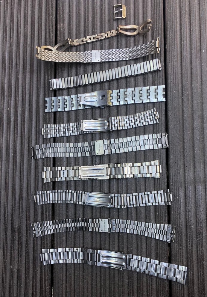 Saat Kordonları Gri ve Altın Tonlarında unısex adet bin tl - Görsel 2