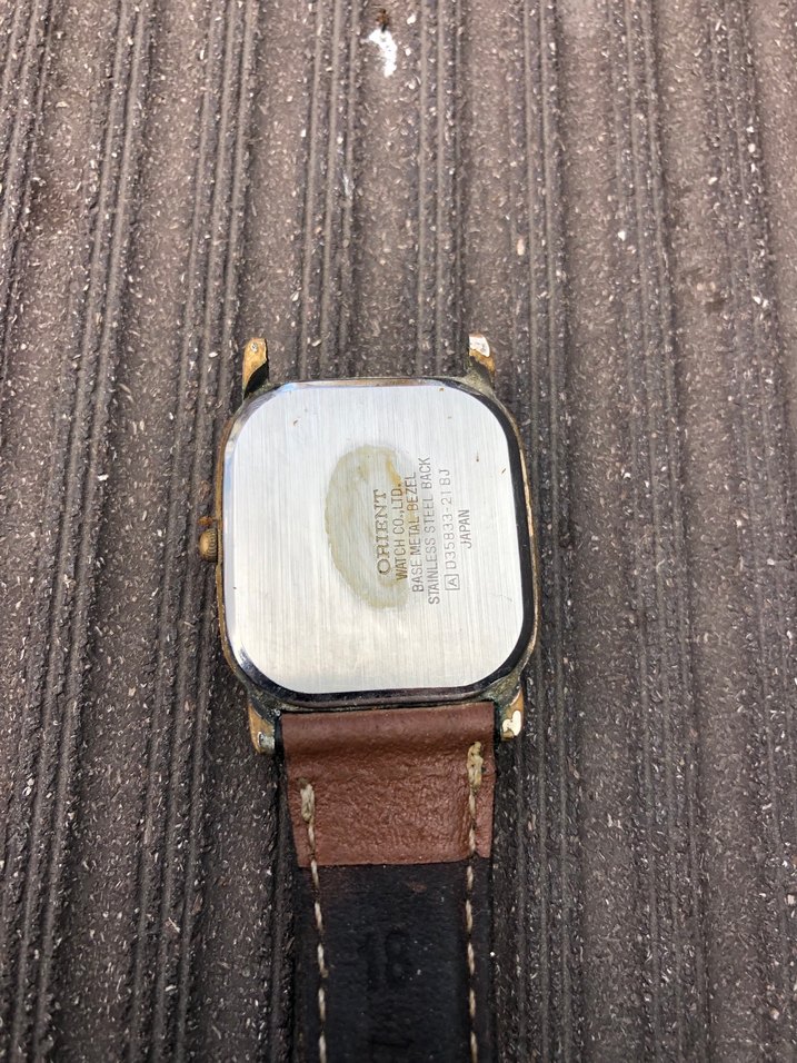 Altın Renkli Vintage Orient Saati Unısex Adet 5 bin tl - Görsel 2