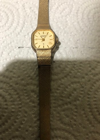Vintage Altın Renk Kol Saati unısex adet 5 bin tl saat çeşitleri - Görsel 9