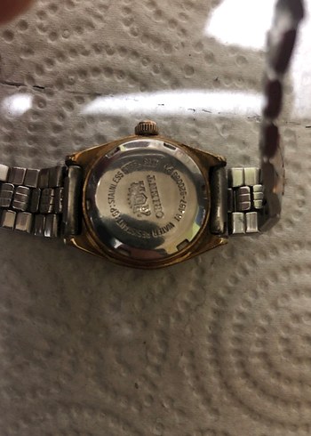 Vintage Altın Renk Otomatik Saati - Görsel 2