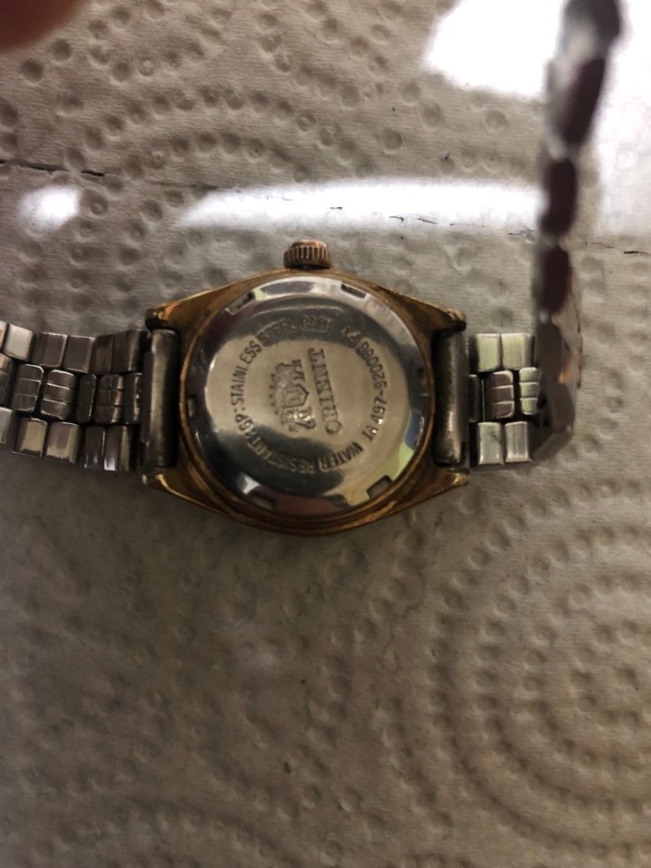 Vintage Altın Renk Otomatik Saati - Görsel 2