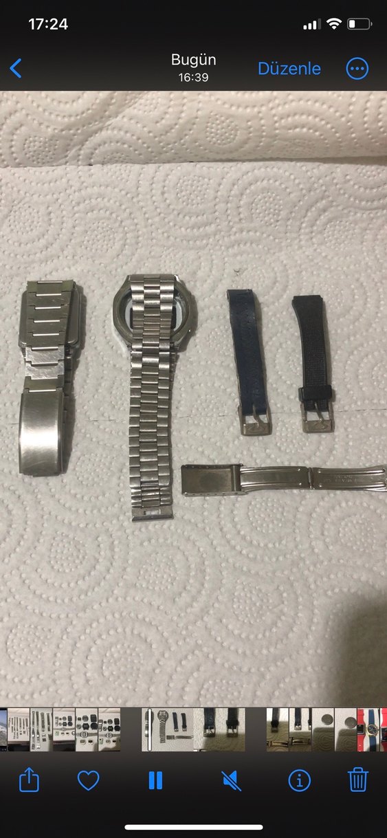 Gri Deri Tokalı  kordon kasa ve toka adet 2 bin tl unısex - Görsel 3