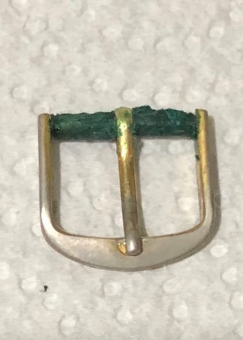 Erkek Vintage Saat Tokası Gri ve Altın Renk adet 100 tl - Görsel 2