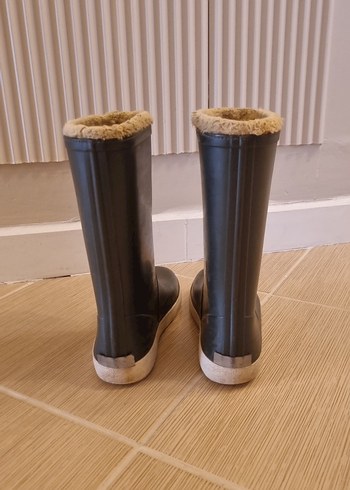 Erkek Çocuk Kahverengi Lastik Bot Velcro - Görsel 2