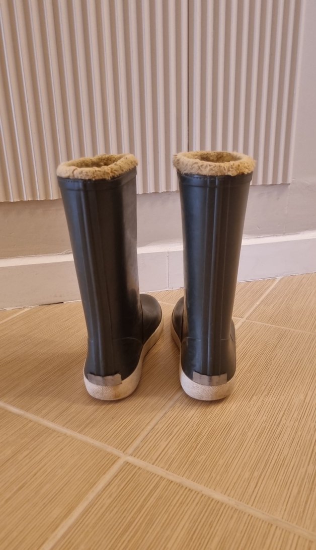 Erkek Çocuk Kahverengi Lastik Bot Velcro - Görsel 2