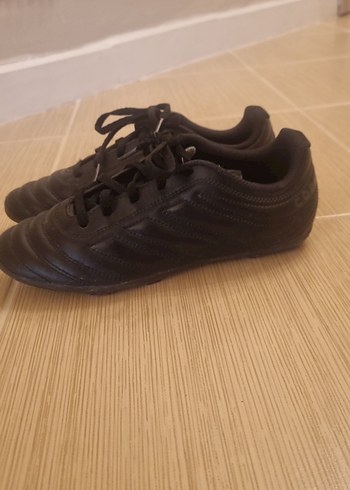 Erkek Siyah Bağcıklı Futbol Ayakkabısı - Görsel 3