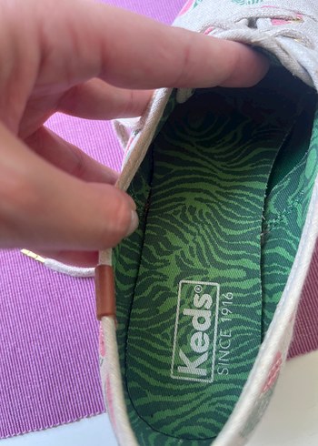 38 Beden çeşitli Renk Keds keten sneakers
