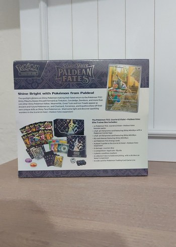  Pokémon Paldean Fates Pokemon Center Elite Trainer Box