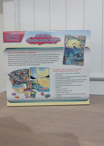  Pokemon Paradox Rift Pokemon Center Elite Trainer Box