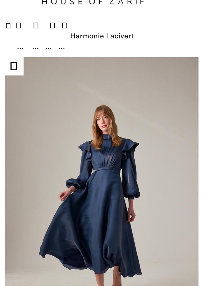 Orjinal House of zarif abiye - Görsel 2