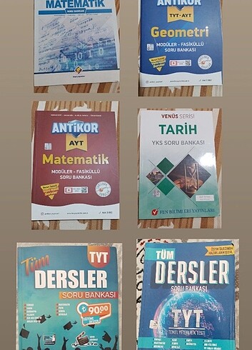 TYT-AYT DERS KİTAPLARI 