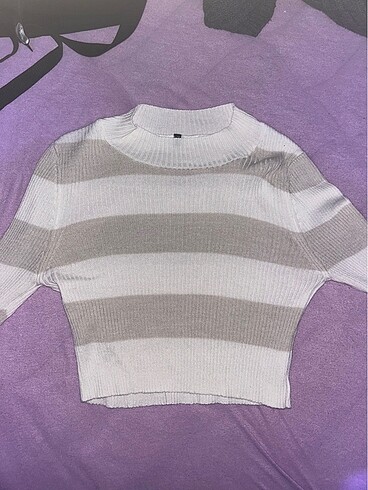 Trendyolmilla uzun kollu crop bluz