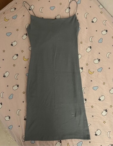 Pull bear askılı mini dar elbise
