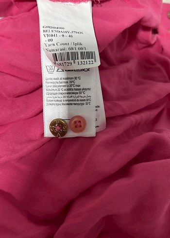 Pembe Parlak Kadın Gömlek