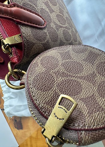 Beden kahverengi Renk Coach Çanta Faturalı Sertifikalı