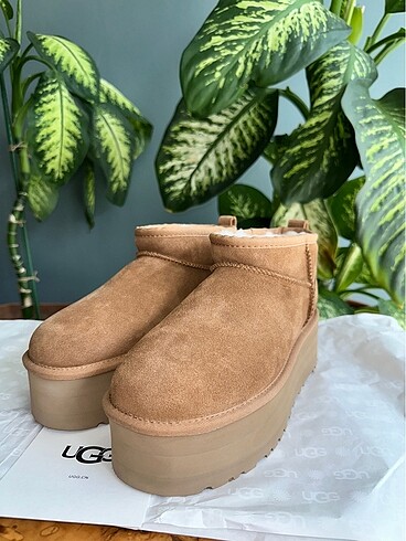 38 Beden kahverengi Renk UGG Kadın Kışlık Bot ? SIFIR 38-39-40