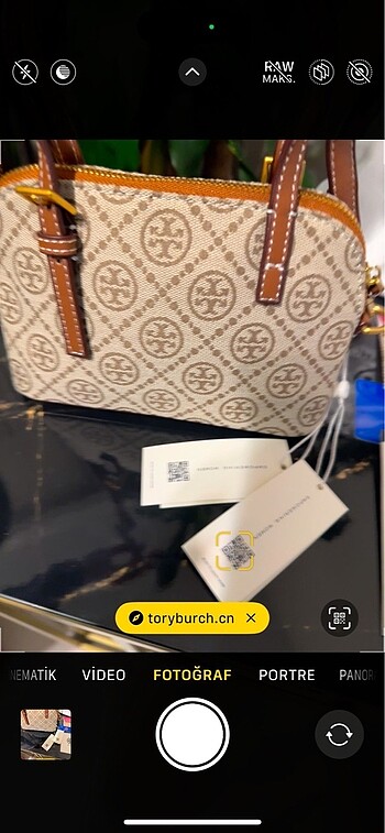 Tory Burch Çanta Yeni Orijinal Askılı