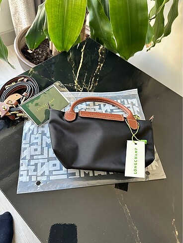 Beden Longchamp Le Pliage Pouch XS Siyah