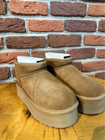 Ugg UGG Womens Ultra Mini Classic Chestnut 36-37-38-39-40 Orjinal Fa