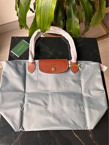 Beden gri Renk Longchamp Le Pliage Pouch S-M-L GREY Tek Fiyat 5899? Medium - S