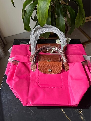 Longchamp Le Pliage Pouch S-M-L Pembe Tek Fiyat 5899? Medium -