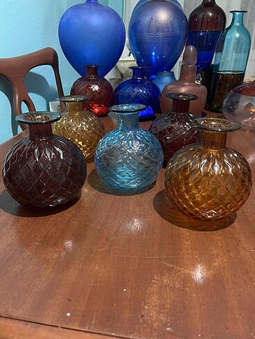 İtalyan Murano el yapımı Camlar