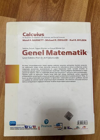 Genel Matematik - Barnett, Ziegler, Byleen - Görsel 8