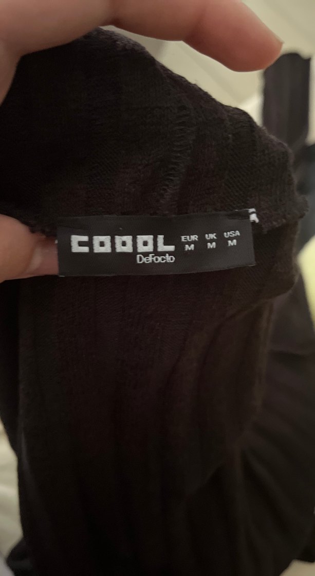 Kadın Siyah yarım Balıkçı Kazak - Görsel 2