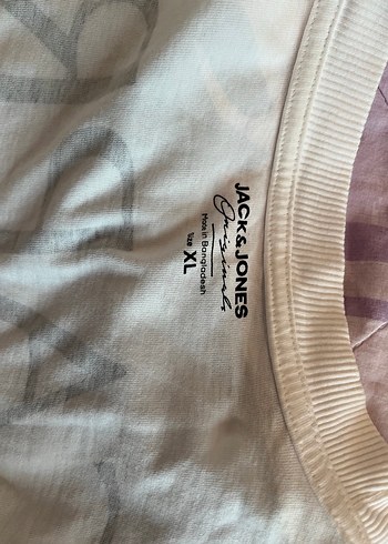xxl Beden beyaz Renk Beyaz Baskılı Kadın Tişört Jack Jones