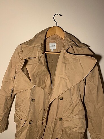 36 Beden Vintage trençkot Aker marka