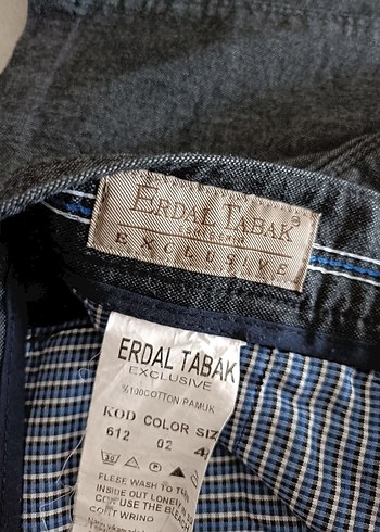 Gri Kemerli Erkek Denim Pantolon - Görsel 4