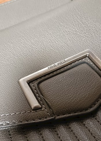 Ninewest marka Gri Deri Kadın El Çantası - Görsel 2