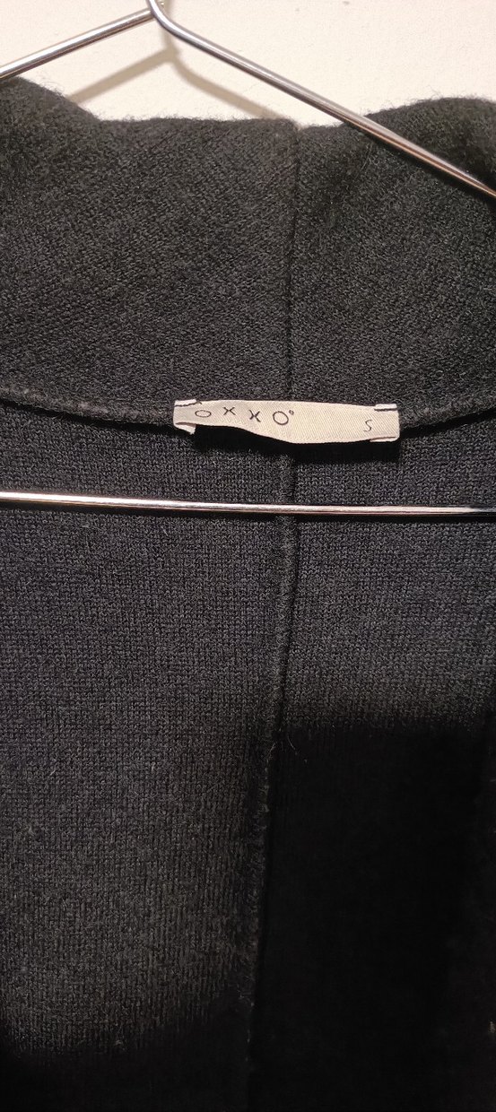 Kadın Siyah Midi Yün Palto - Görsel 2