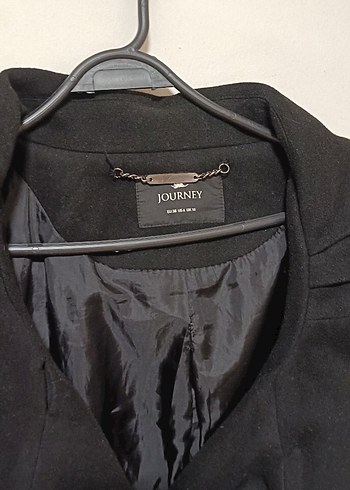 journey marka Siyah Kemerli Kadın Kaban - Görsel 4