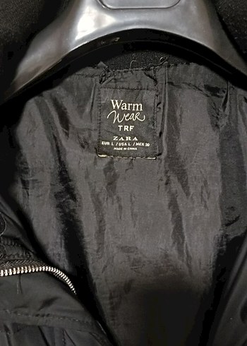 Zara kaz tüyü mont - Görsel 4