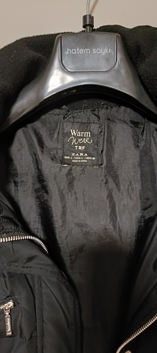 Zara kaz tüyü mont - Görsel 4