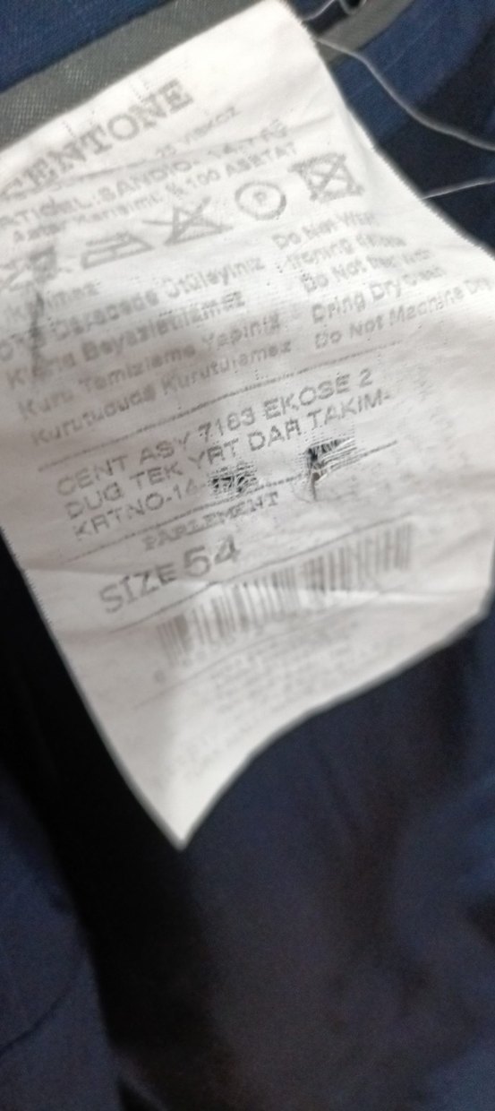 Düğmeli Lacivert Erkek Takım Elbise - Görsel 4