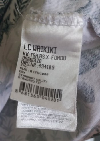 LC Waikiki Baskılı Erkek Kısa Kollu Tişört