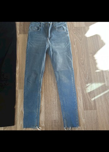 Kadın Lacivert Normal Boy Denim Jean - Görsel 2