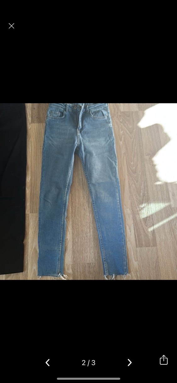 Kadın Lacivert Normal Boy Denim Jean - Görsel 2