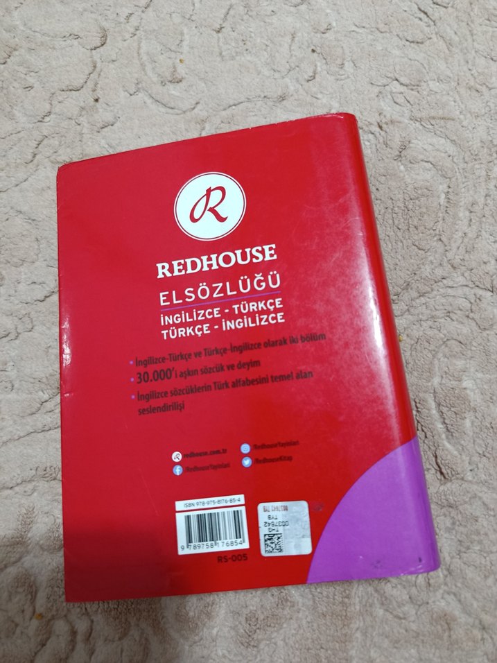 Redhouse İngilizce-Türkçe Sözlük - Görsel 2
