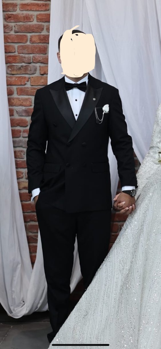 Düğün İçin Siyah Modern Klasik Takım Elbise - Görsel 2