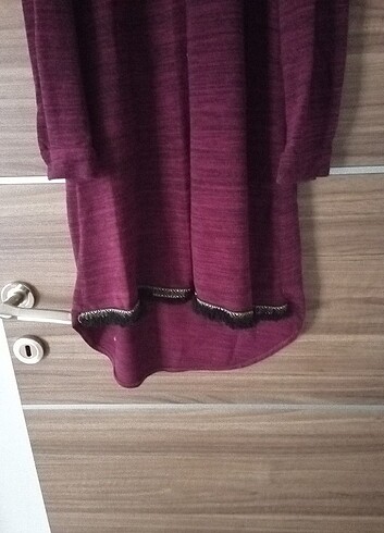Modest Uzun Triko Gömlek Tunik