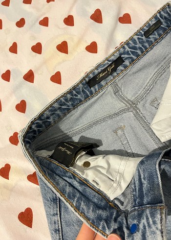 34 Beden Mavi Kot Pantolon