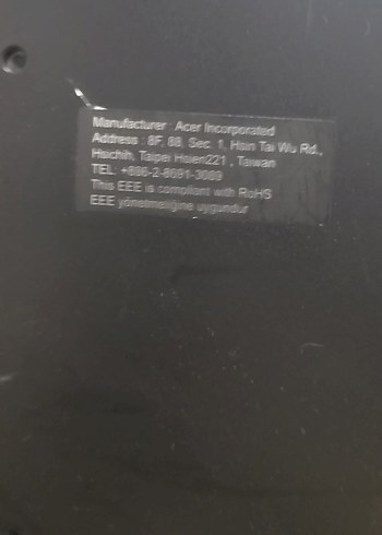 Acer Monitör kırık - Görsel 3