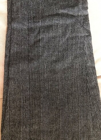 Diğer Gri-siyah kumaş pantolon
