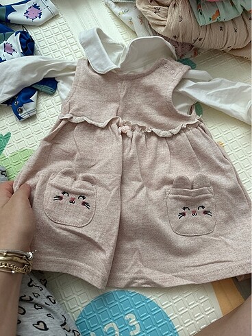 Pembe bebek elbisesi
