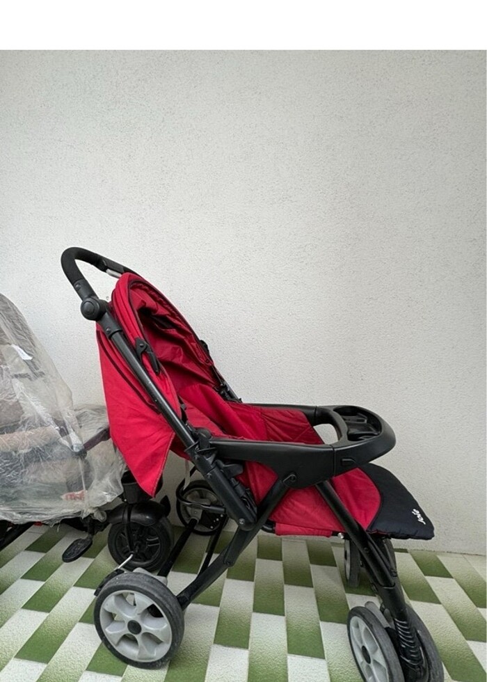 joie travels bebek arabası pusetli - Görsel 2